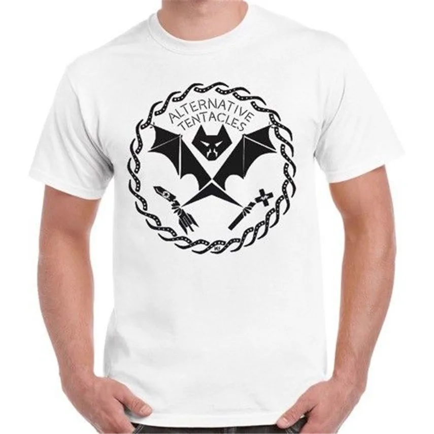 Alternative Tentacles Record Label Retro T Shirt 83 Casual Tee |