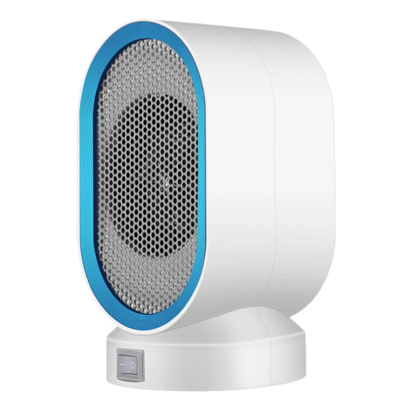 220V 400W Small Electric Heaters Fan Countertop Home Room Power Warmer for Winter Speed Hot Blue US Plug | Бытовая техника