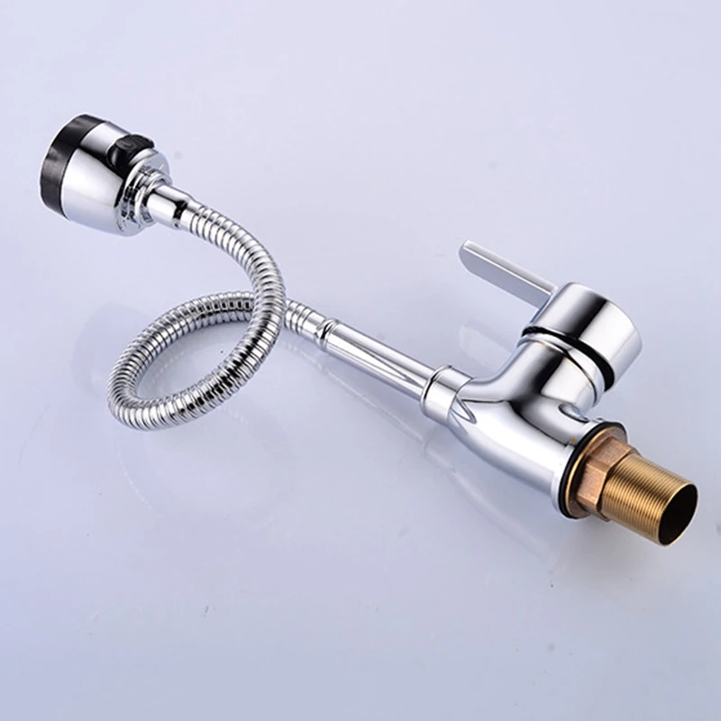  Chrome Brass Basin Kitchen Faucet Vessel Sink Mixer Tap Spring Dual Swivel Spouts Sink Mixer Bathro - 4000166528664