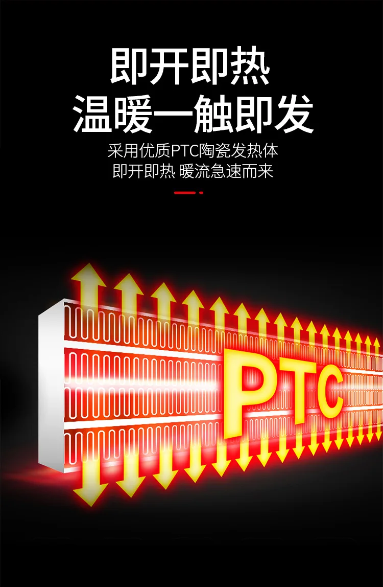 Настольный ОБОГРЕВАТЕЛЬ PTC для дома и ванной, энергосберегающая электрическая духовка, небольшой портативный обогреватель с горячим воздухом, мини-обогреватель, электрический обогреватель