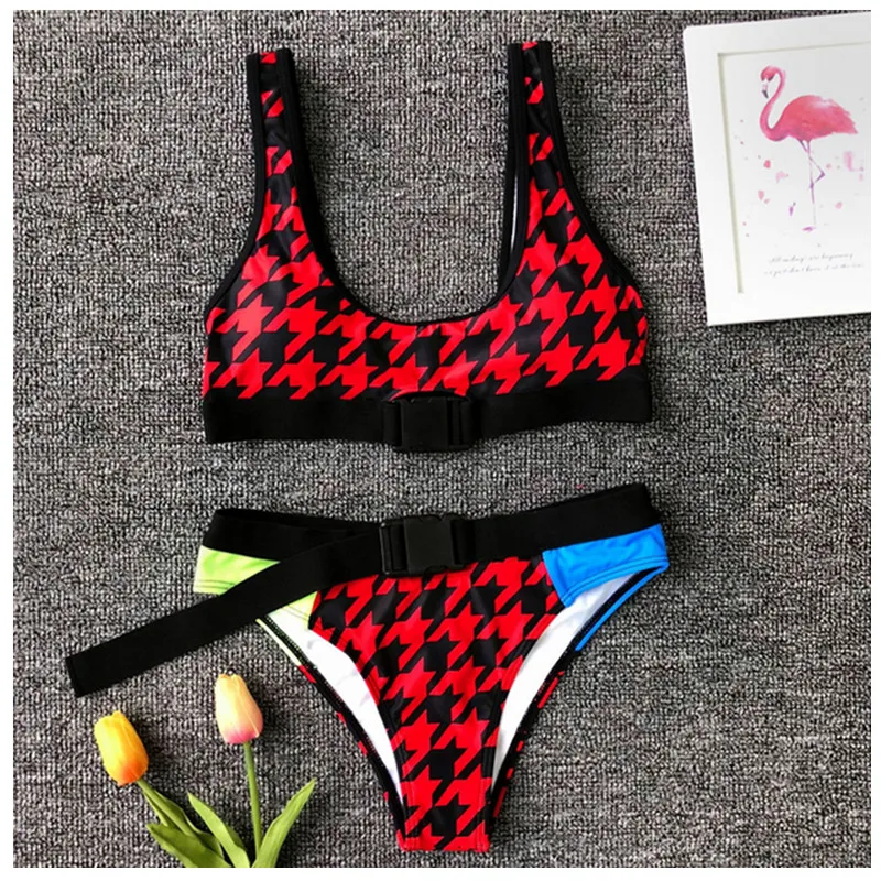 

Sexy Bikini Women Swimsuit Two Pieces Bathing Suit Swimsuit Push-up Padded Bra Bandage Bikini Set Swimsuit Triangle Swimwear