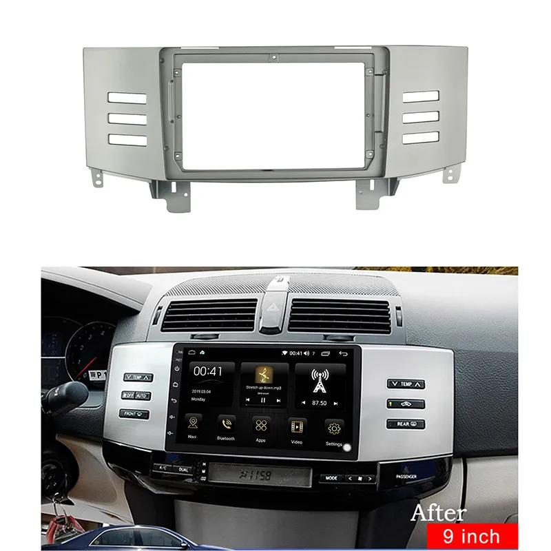 " Двойной Дин радио фасции Для Toyota Mark-X 2005-2009 панель Dash установочный комплект автомобиля DVD рамка для TOYOTA REIZE 2005-2009