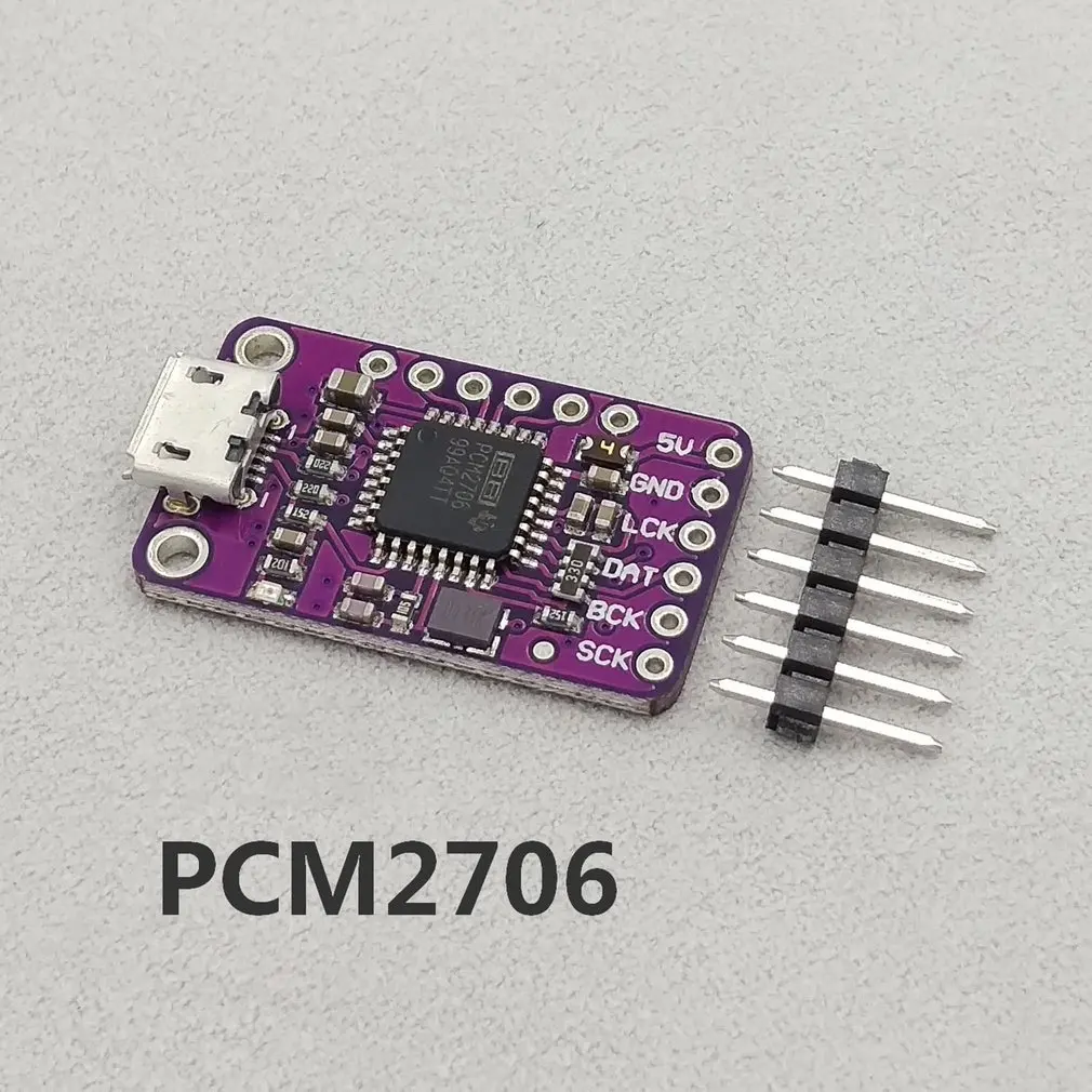 GY-PCM2706 USB к IPS IIS модуль усилителя мощности звука OTG звуковая Sub для MAC DAC Slave дочь карты Decorder