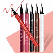 6 цветов Подводка для глаз Карандаш Водонепроницаемый Профессиональный жидкая устойчивая косметика подводка для глаз Ручка Гладкие инструменты для макияжа