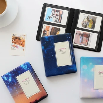 

64 Pockets Starry Sky Photo Book Album 3 Inch For Fujifilm Instax Mini Films Album Instax Mini 9 8 7s 90 70 25 Name Card Holder