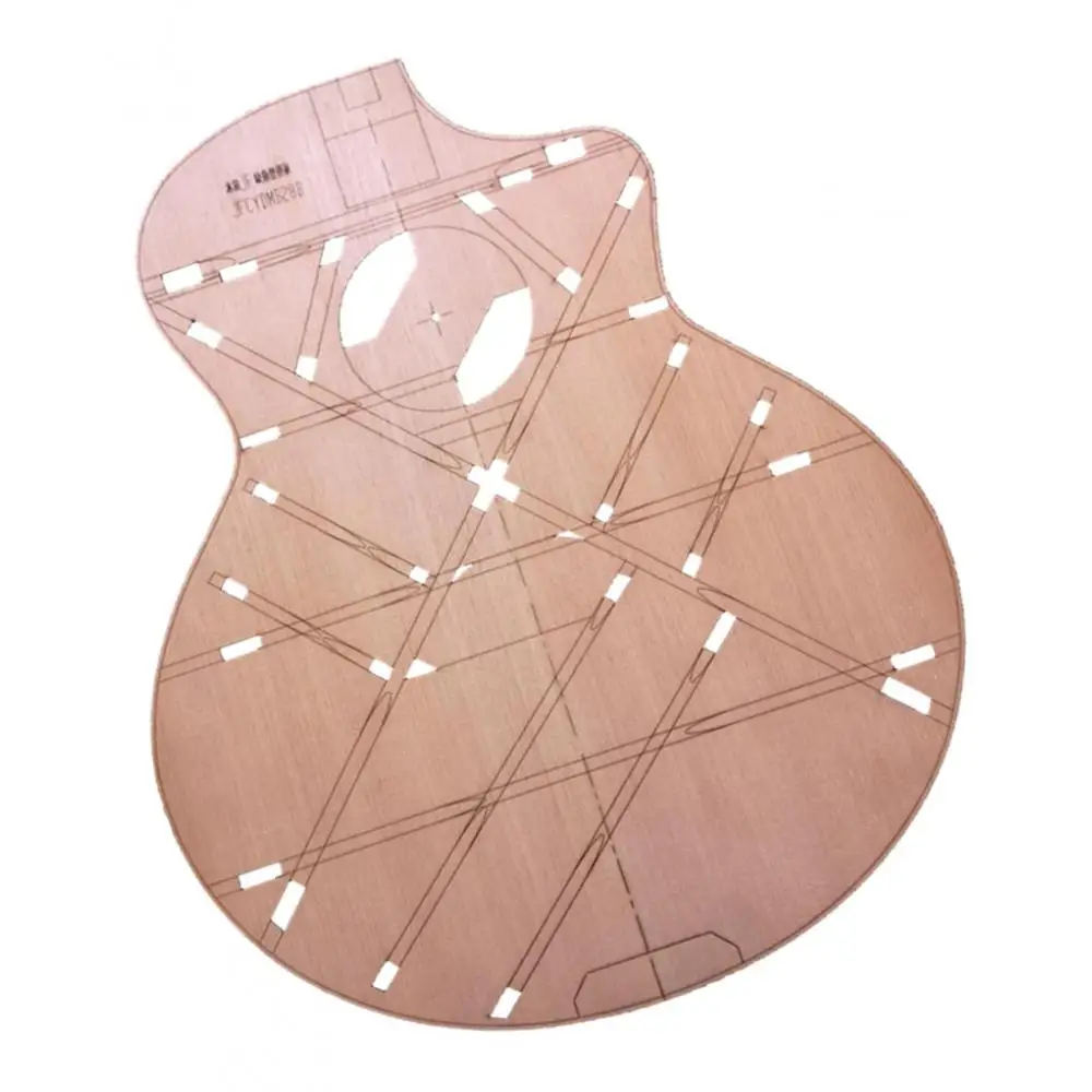 41'' Wood JF Type Corner Body Template Folk Guitar Making Mold Luthier Tool