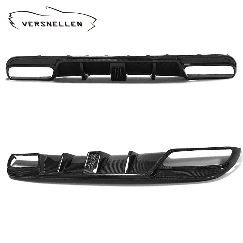 C Class W205 C63 карбоновый автомобильный диффузор задние BumperLeading огни для Mercedes Benz W205 C180 C200 C250 C63 FD style2015