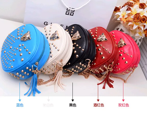 

2016 Zehua Leather Goods Korean-style Fashion Casual Leopard Head Shoulder WOMEN'S Bag Bag ,,