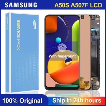 

100% Original 6.4" For Samsung Galaxy A50s lcd display A50S 2019 A507 A507F A507FD Display Screen replacement Digitizer Assembly