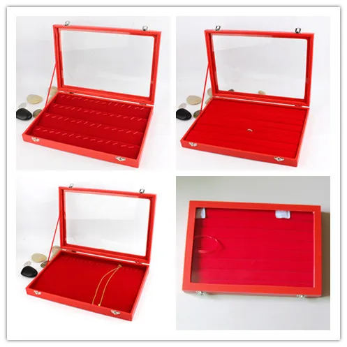 

Supply with Lid Ring Box Necklace Box Pendant Box with Lid Ring Tray Jewelry Tray Wholesale