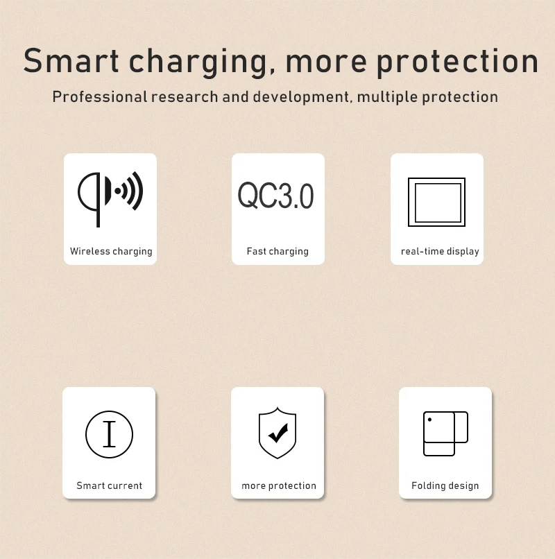 Qi Беспроводное зарядное устройство Quick Charge 3,0 Smart USB зарядное устройство светодиодный дисплей зарядная панель разъём адаптера питания полоса ЕС США Великобритания вилка
