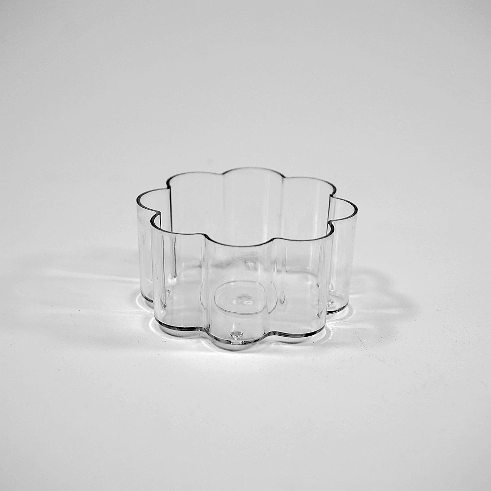 

Plastic Christmas Big Plum flower Tealight Candle Holder for DIY Candle Making 50 Pcs