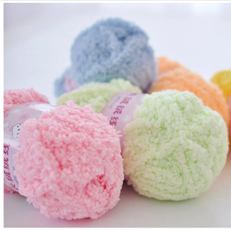 100 г/лот, мягкая, хлопковая, Коралловая, флисовая пряжа, однотонная, ярких цветов, влагопоглощающая, ручная вязка, Детская жилетка, шапка