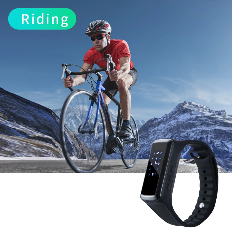 Смарт HD 1080P Мини Bluetooth Спорт на открытом воздухе браслет с фотографией секретная