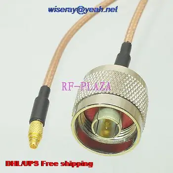

DHL/EMS 100 pcs Cable 6inch MMCX male plug to N male plug RG316 RF Pigtail jumper cable with one year warranty-A2