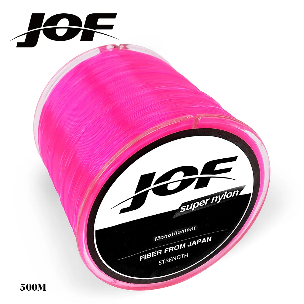 JOF Nylon Fishing Line 500m Extreme Strong Monofilament Fishing Line  5 LB-30 LB 3