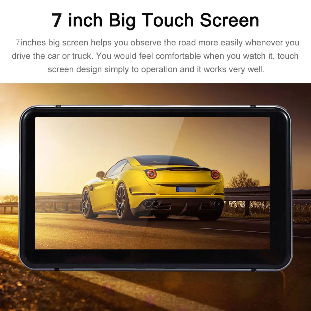 GPS Navigator Car Navigator Universal Vehicle Navigation Multi-Maps Video Android 8G Portable