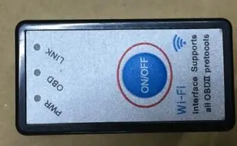 20 шт. Супер Мини ELM327 v1.5 WIFI ELM 327 OBD2 OBD ii CAN-BUS диагностический инструмент+ переключатель работает на Android