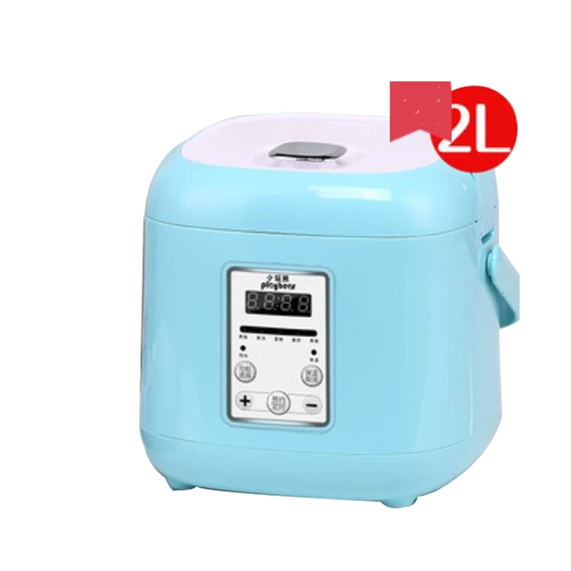 

2L mini rice cooker small Steamer Multifunction cooking Pot Electric insulation heating cooker 1-2 people