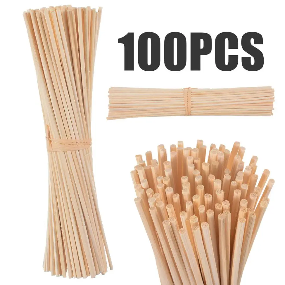 

100 PCS 3MM*22CM Rattan Reed Diffuser Rattan diffuser sticks Aroma Replacement Rattan Sticks