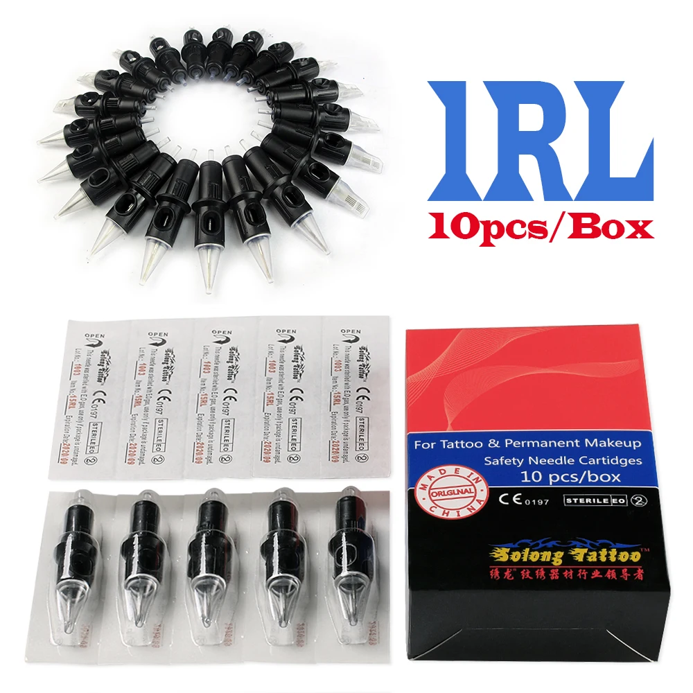 

Solong 10pcs 1rl 3rl 4rl 5rl 7rl 8rl 9rl 11rl 13rl 14rl 15rl Needle Cartridges agulha Tattoo Needles Disposable Sterilized Hawk