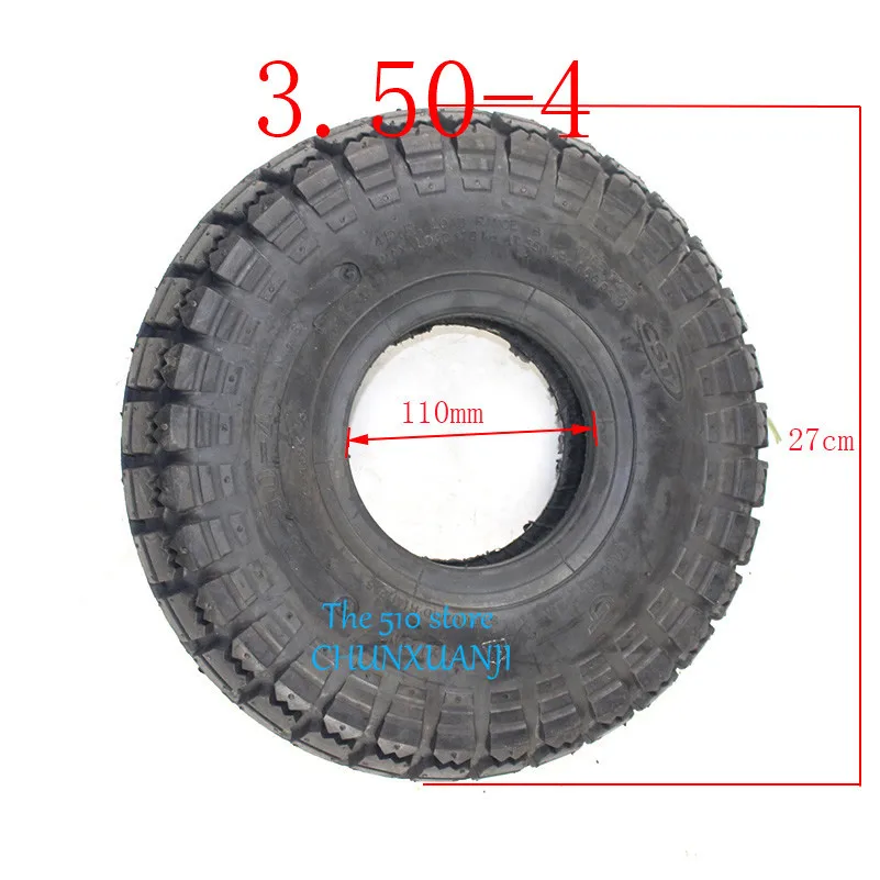 Hot Sale 2019 New 4.10/3.504 Tire Scooter Tyre Mini Atv Wheel Tyre 3.