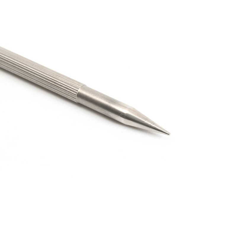 Leather Carving Printing Wiper Glue Stick Stainless Steel Leather Art Tool Paint Stylus Line Pen Leathercraft Tools