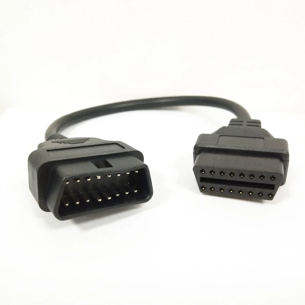 Универсальный автомобильный OBD2 Удлинительный кабель 16 Pin OBDII OBD 2 EOBD (система