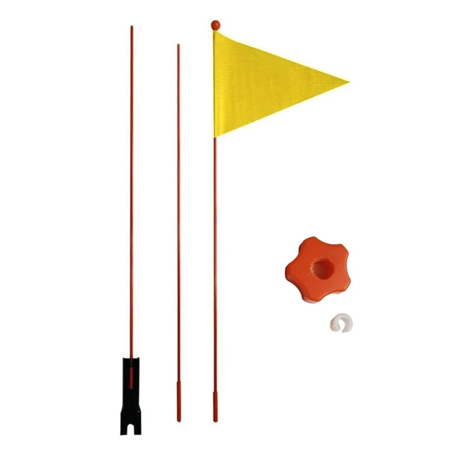  Pieces Safety Pennant Divisible 120 cm/180cm Bicycle Flag For Boys And Girls Cycling Balance Bike 3
