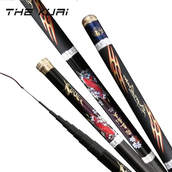 

3.6m 4.5m 5.4m 6.3m 7.2m High Quality Super Light Hard Carbon Fiber Hand Pole for Carp Fishing Ultralight SuperHard Stream