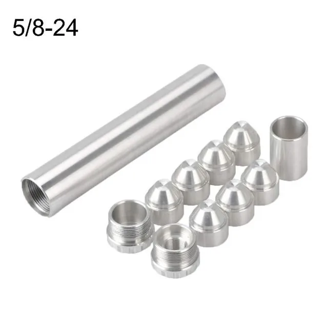 New 1/2-28 5/8-24 6inch-Small 10inch Single Core Aluminum Fuel Filter Solvent Trap for NAPA 4003 WIX 24003 223 308 308