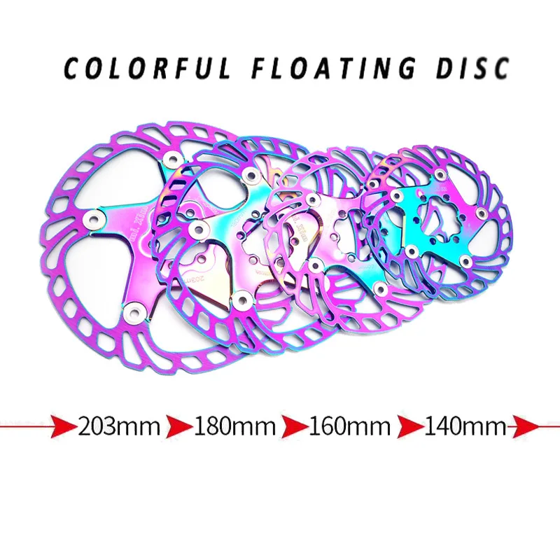 Mi. Xim Mountainbike Bicicletta Da Strada Rotori A Disco Galleggianti Colorati Muslimate Disco Freno F1