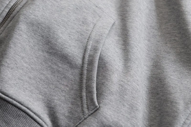 Толстовка с капюшоном qoolxcwear Мужская черная плотная серая уличная одежда брендовая одежда однотонная Повседневная свободная толстовка на молнии качественный хлопковый топ 2606