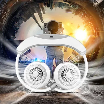 

Smart Home Summer Mini Portable USB LED Adjustable Angle Fan Cooler Lazy Hanging Neck Cooling Fan Portable 2020 New Style Fans