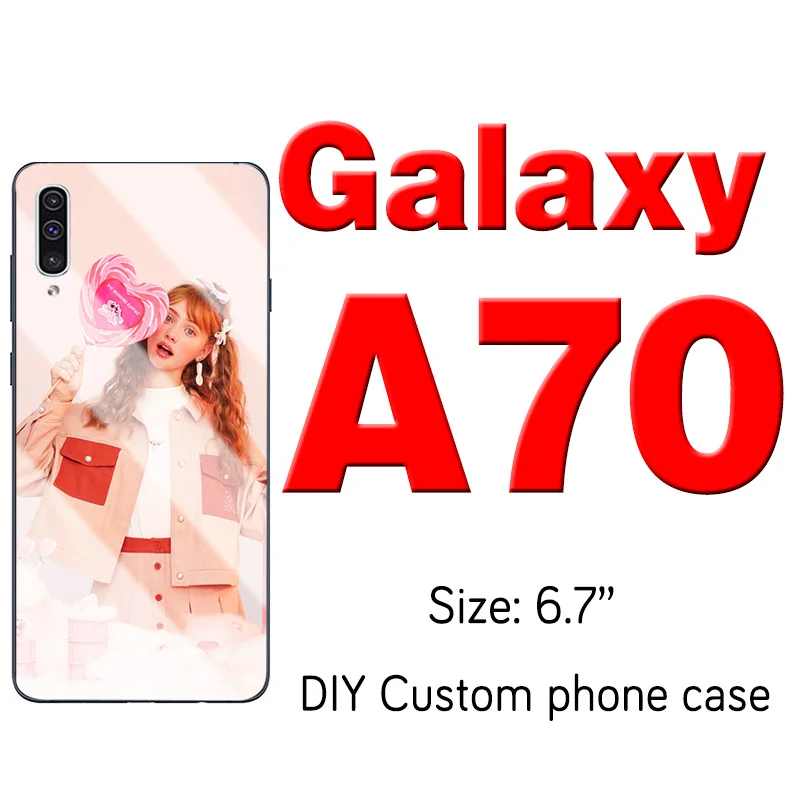 Заказанное кольцо чехол для телефона для samsung Galaxy S10 S9 S8 Примечание 10 плюс A70 A50 A40 A10 A6 M20 настроенное покрытие фоторамка - Цвет: Samsung  A70