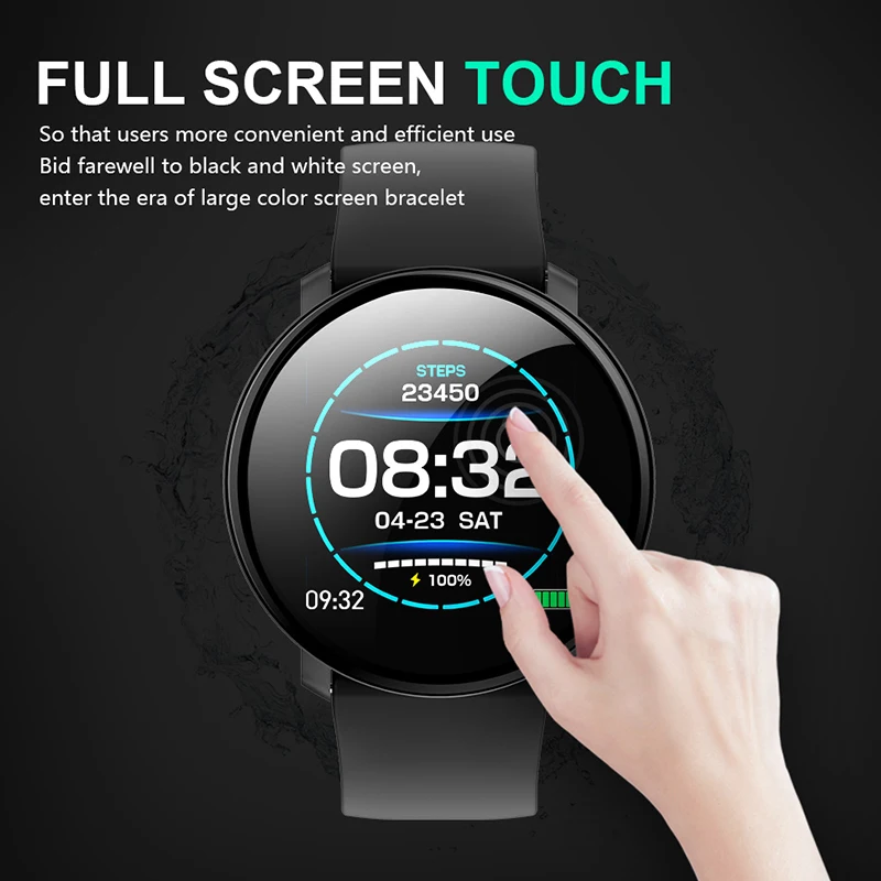  LYKRY M31 Smart Watch Full Screen Touch IP67 Waterproof Multiple Sports Mode Bracelet Heart rate Bl - 4000035960032