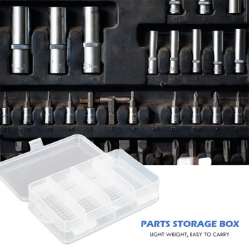 

Skill Manufacture 6 Grids Small Parts Container Case Multifunction Portable Mobile Phone Accessories Screws Organizer Box