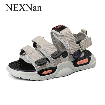 

NEXNan Breathable Kids Sandals Children Shoes Boys Sandals Girls Shoes Summer Beach Outdoor School Anti-slippery Fashion 2020