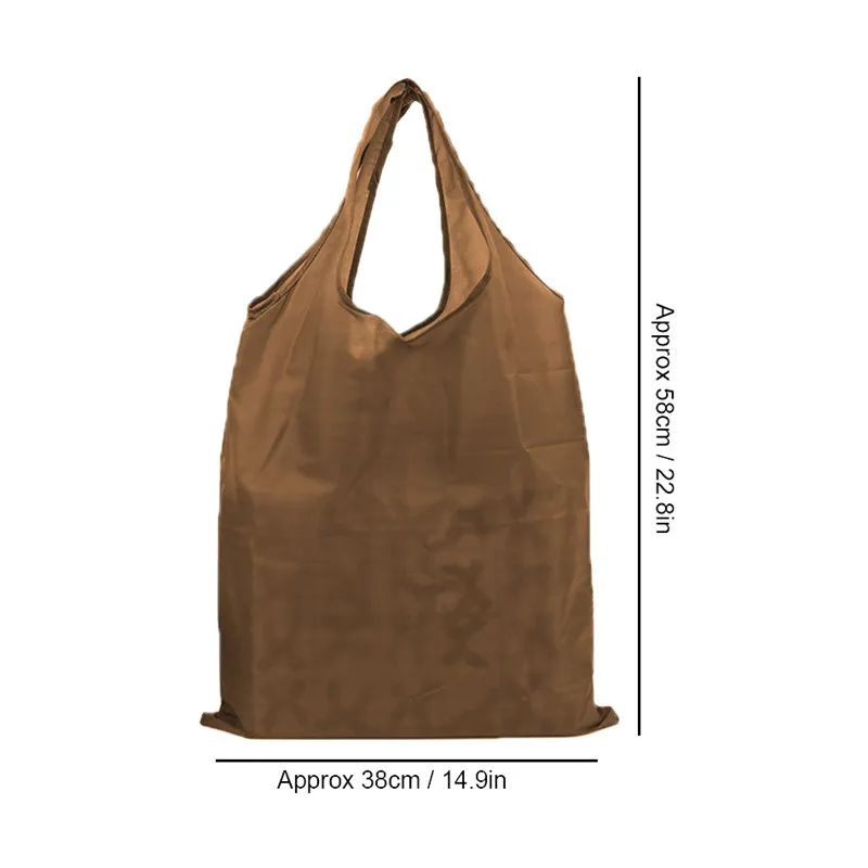 Vogvigo Женская многоразовая хозяйственная сумка одноцветная складная сумка складывающаяся рециркулирующая сумка для домашней организации