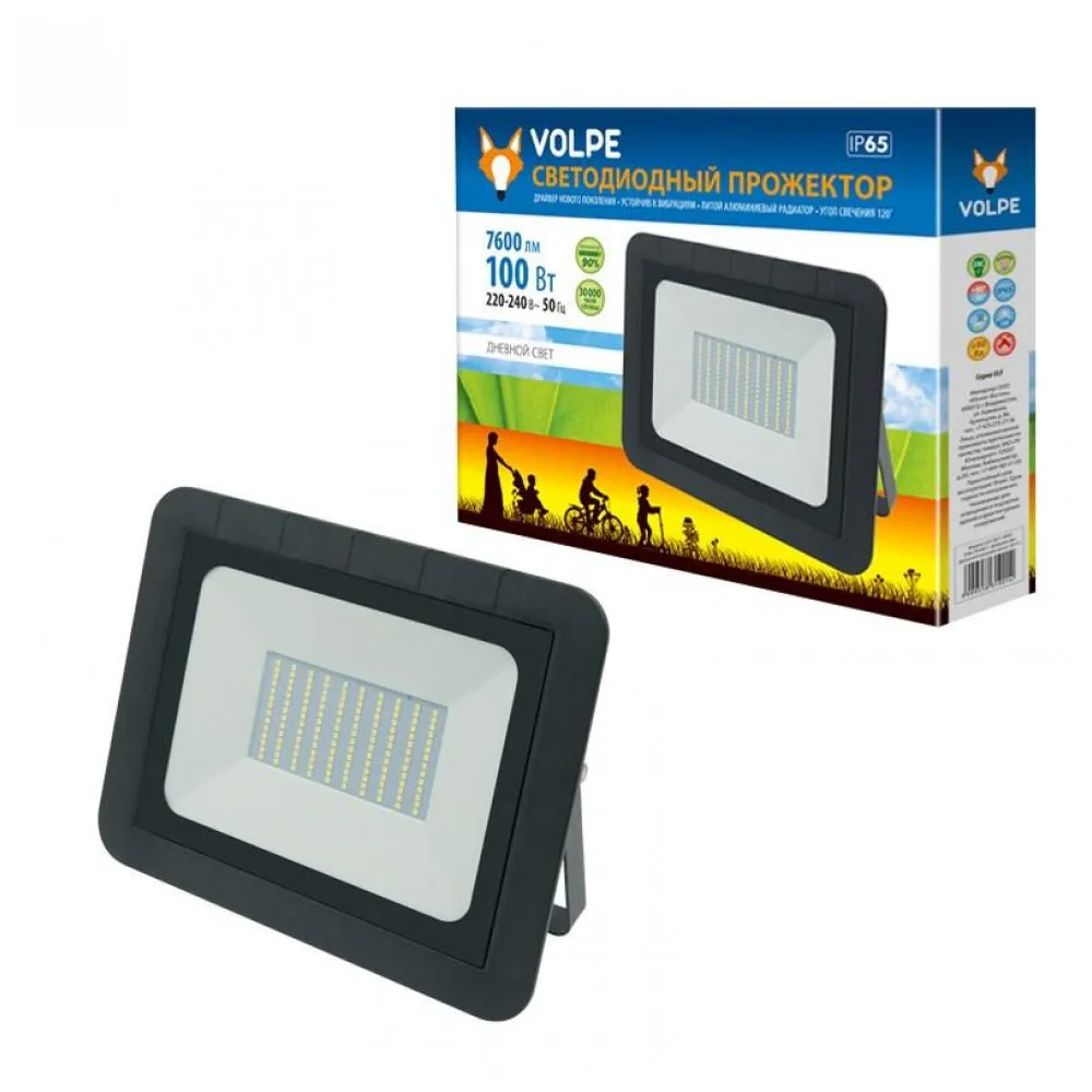 Прожектор Volpe ULF-Q511 100W/DW IP65 220-240В Black ULF-Q511 511100/65220240511