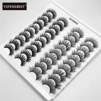 

20pairs Mix Mink eyelashes 3d mink hair eyelashes faux nature fake lashes extension false eyelashes