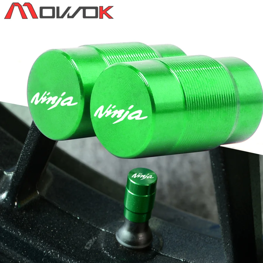 Для KAWASAKI NINJA ниндзя 400 650 300 250 250R ZX14R ZX10R ZX6R мотоцикл вентиль шины колеса Шапки ЧПУ Алюминий воздухонепроницаемые крышки