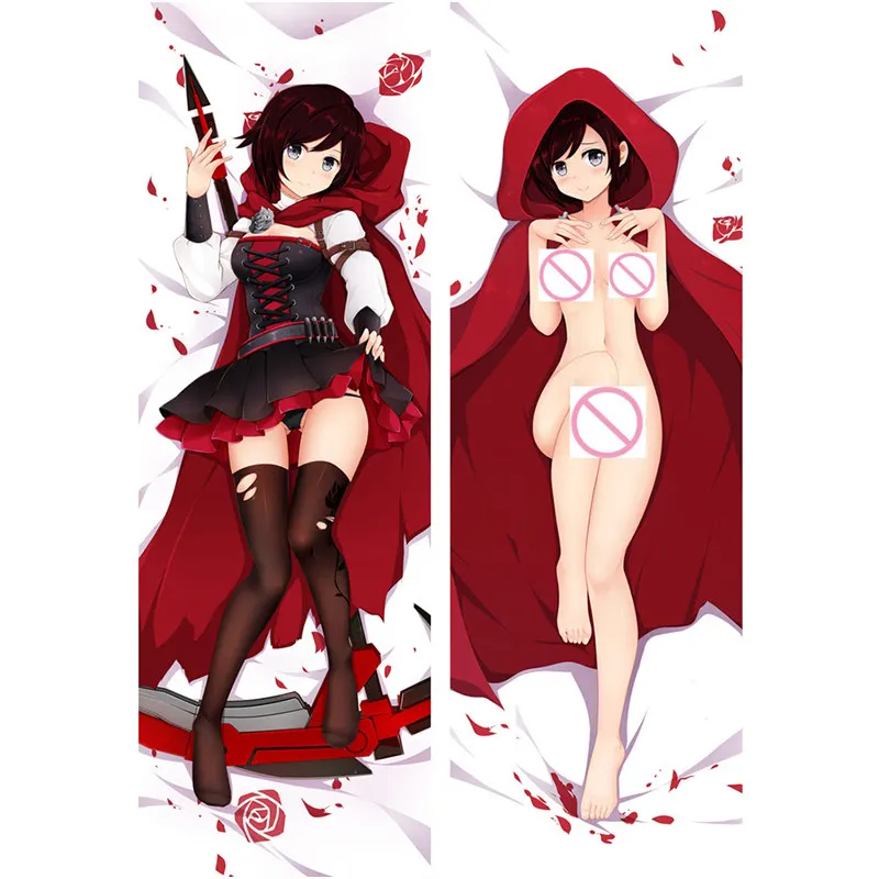 2WAY Аниме RWBY наволочка Рубиновая Роза Салем Dakimakura Чехол сексуальная девушка 3D двухстороннее постельное белье обнимая тело настроить наволочка R01 - Цвет: 2WAY