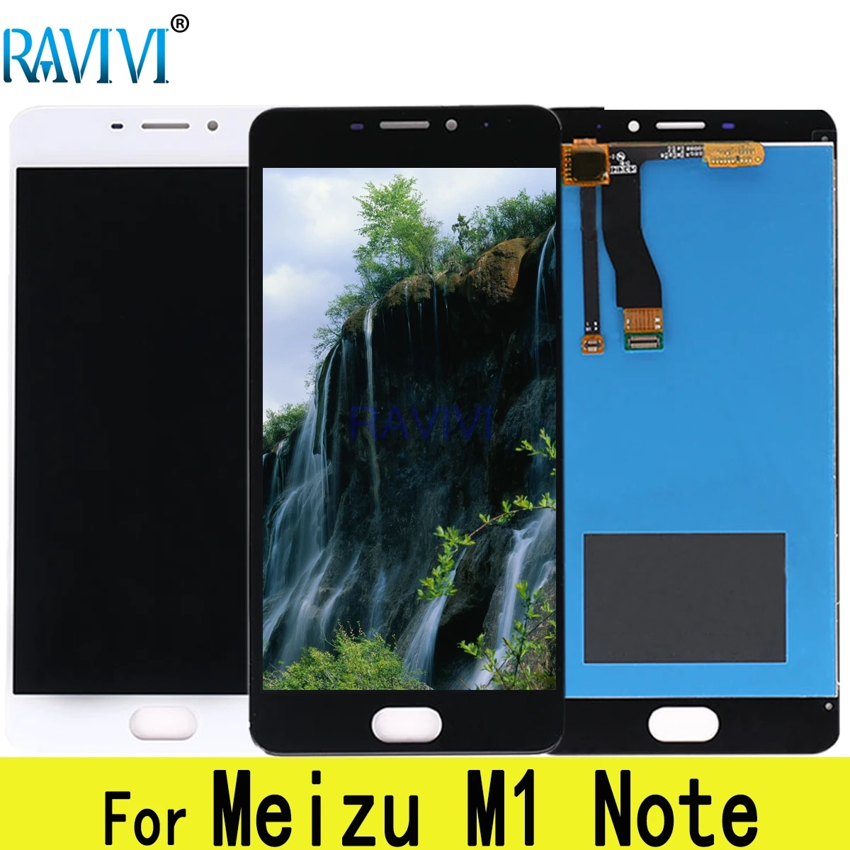 5 &quotЖК-дисплей для MEIZU M1 Примечание ЖК-дисплей Дисплей кодирующий