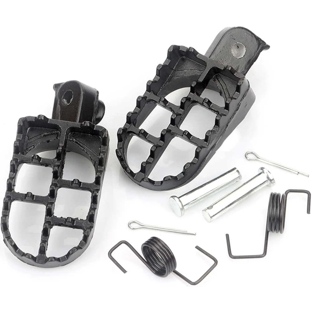 Aluminium Foot Pegs Pedals Firm Footrests Nontoxic Motorcycle Dirt Bike