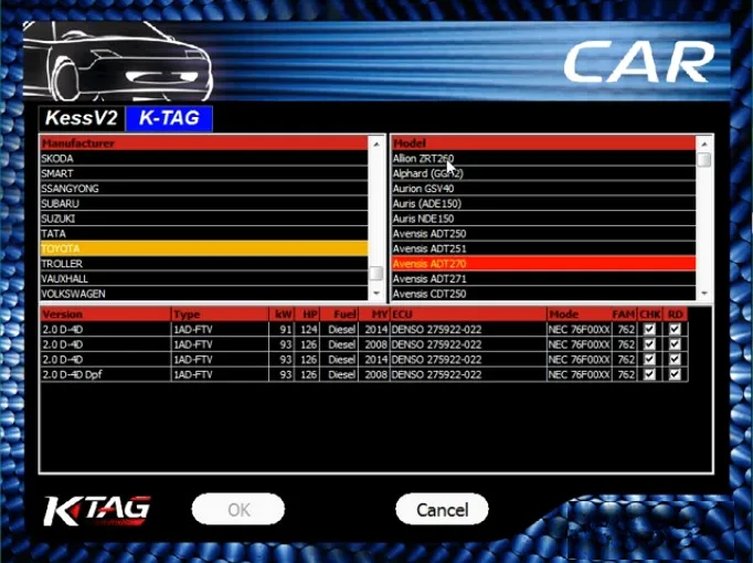 car list 3