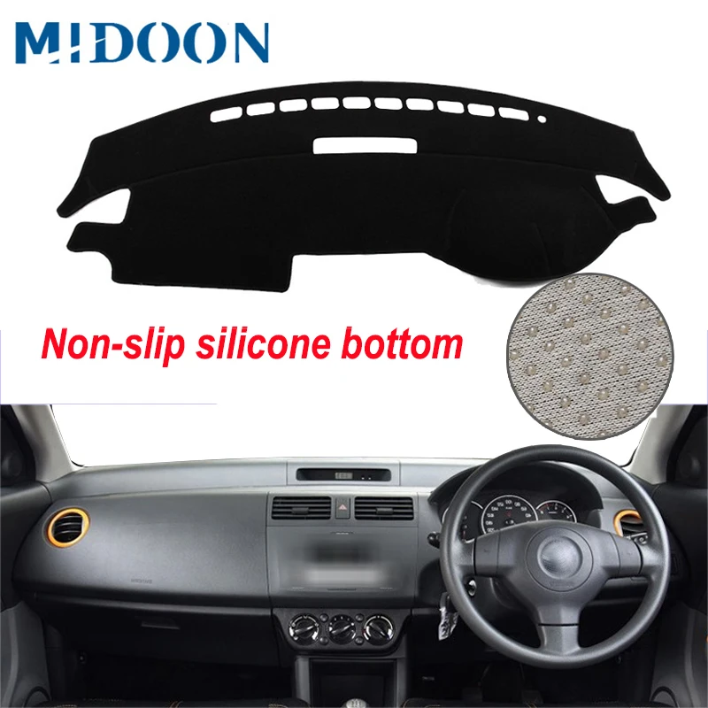Коврик для приборной панели автомобиля MIDOON RHD коврик доски антиуф Suzuki Swift Sport 2005 2006