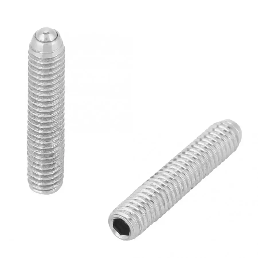 

20pcs Stainless Self Tapping Screws M3*6/8/10/12/16/20 Stainless Steel Thread Hex Spring Ball Plunger Screw Tapa Tornillos
