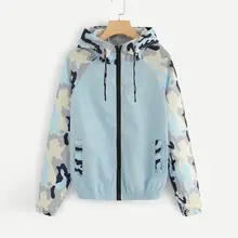 Женское спортивное пальто с длинным рукавом и леопардовым принтом, с капюшоном, с карманами, повседневное, на молнии, для бега, куртки для женщин, мода