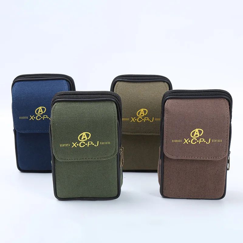 

Men Double Layer Verticle Phone Bag Business Casual Wallet Middle-aged Clutch Sports Zipper Wallet Direct Selling